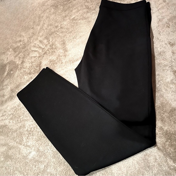 Like New - Dalia Size 4 Black pull-on, skinny, stretch pants, w/ elastic waist - Picture 2 of 5
